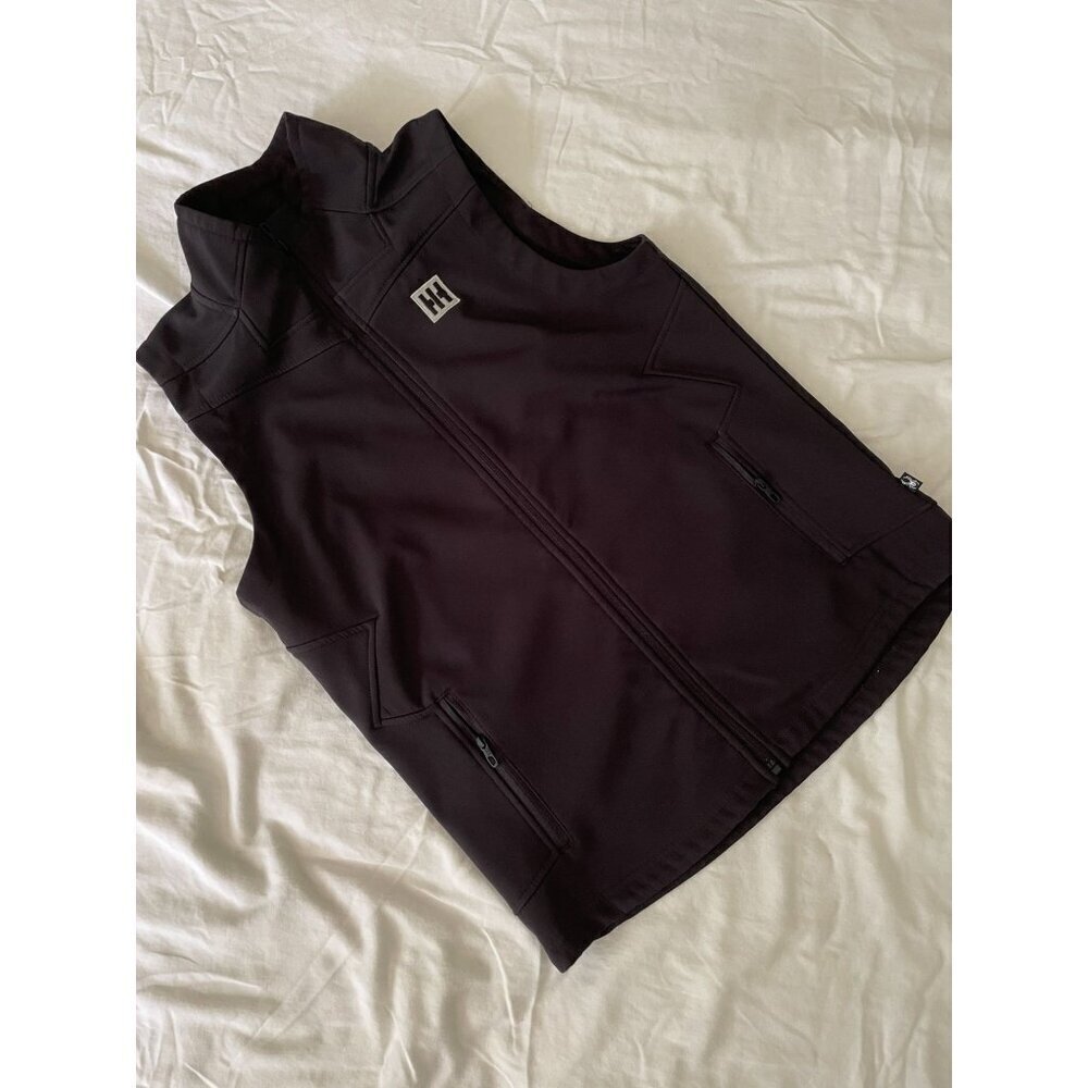 Spyder Womens Softshell Vest Size S Black Water-Resistant Full-Zip